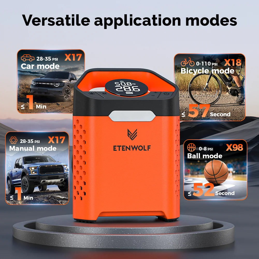 Tire Inflator in use