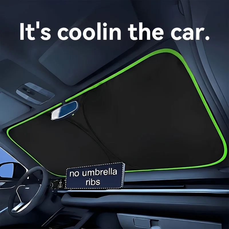 No-Drill Car Windshield Sunshade