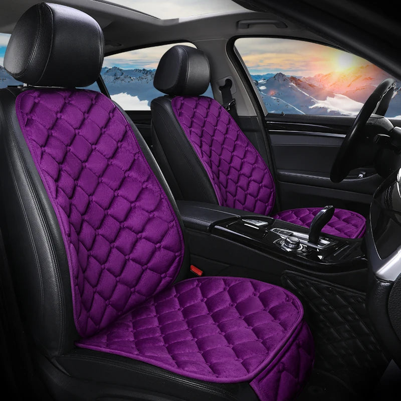 Seat cover installed